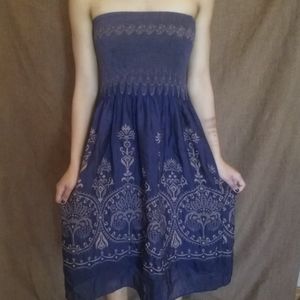 Pattern Accent Dress